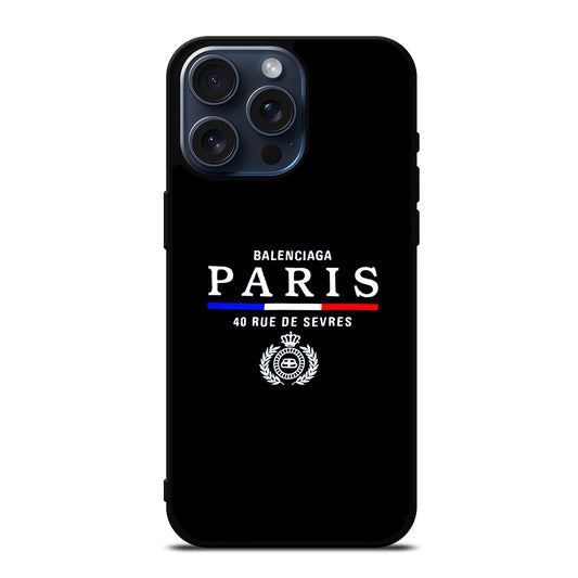 BALENCIAGA PARIS ICON iPhone 15 Pro Max Case Cover