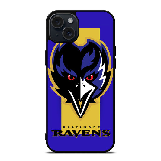 BALTIMORE RAVENS ICON iPhone 15 Plus Case Cover