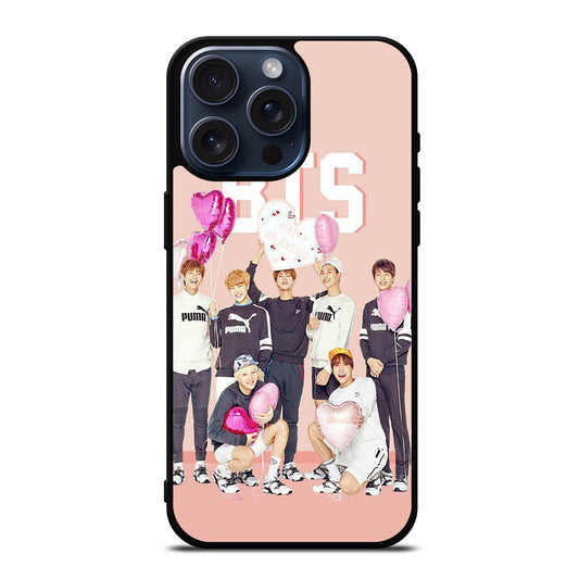 BANGTAN BOYS BTS KPOP GROUP 2 iPhone 15 Pro Max Case Cover