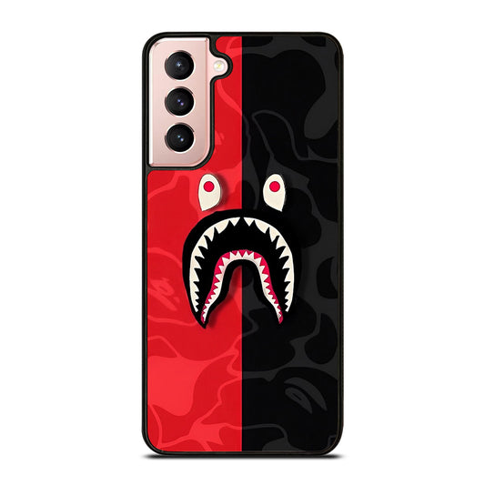 BAPE SHARK CAMO ART Samsung Galaxy S21 Case Cover