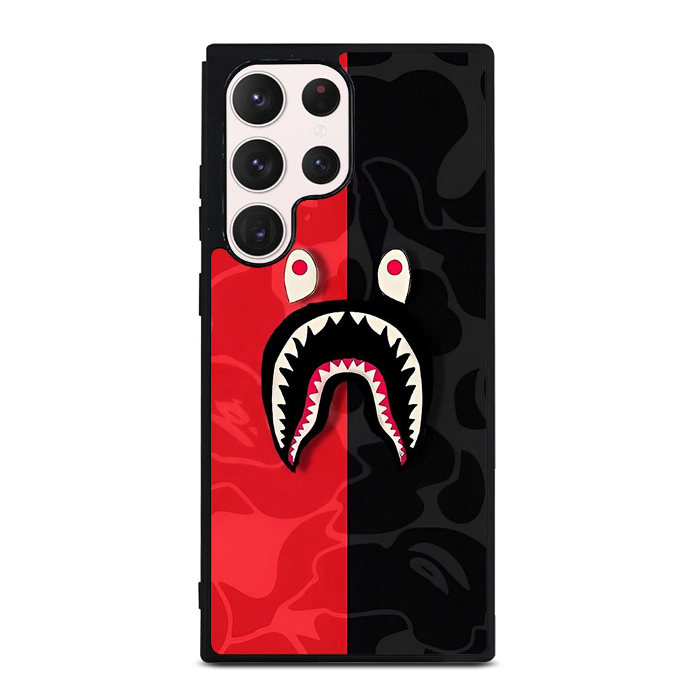 BAPE SHARK CAMO ART Samsung Galaxy S23 Ultra Case Cover