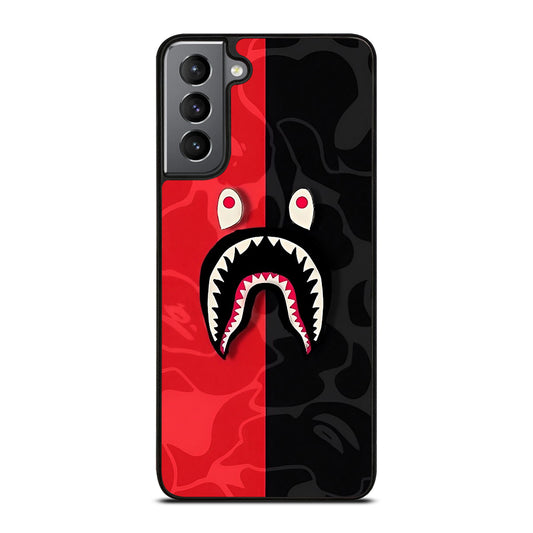 BAPE SHARK CAMO ART Samsung Galaxy S21 Plus Case Cover