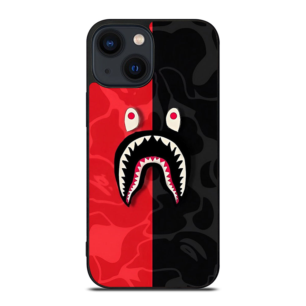 BAPE SHARK CAMO ART iPhone 14 Plus Case Cover
