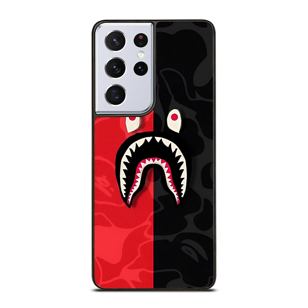 BAPE SHARK CAMO ART Samsung Galaxy S21 Ultra Case Cover