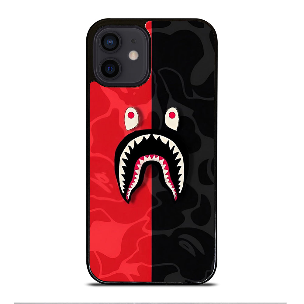 BAPE SHARK CAMO ART iPhone 12 Mini Case Cover
