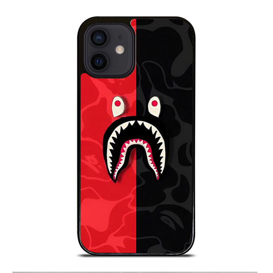 BAPE SHARK CAMO ART iPhone 12 Mini Case Cover