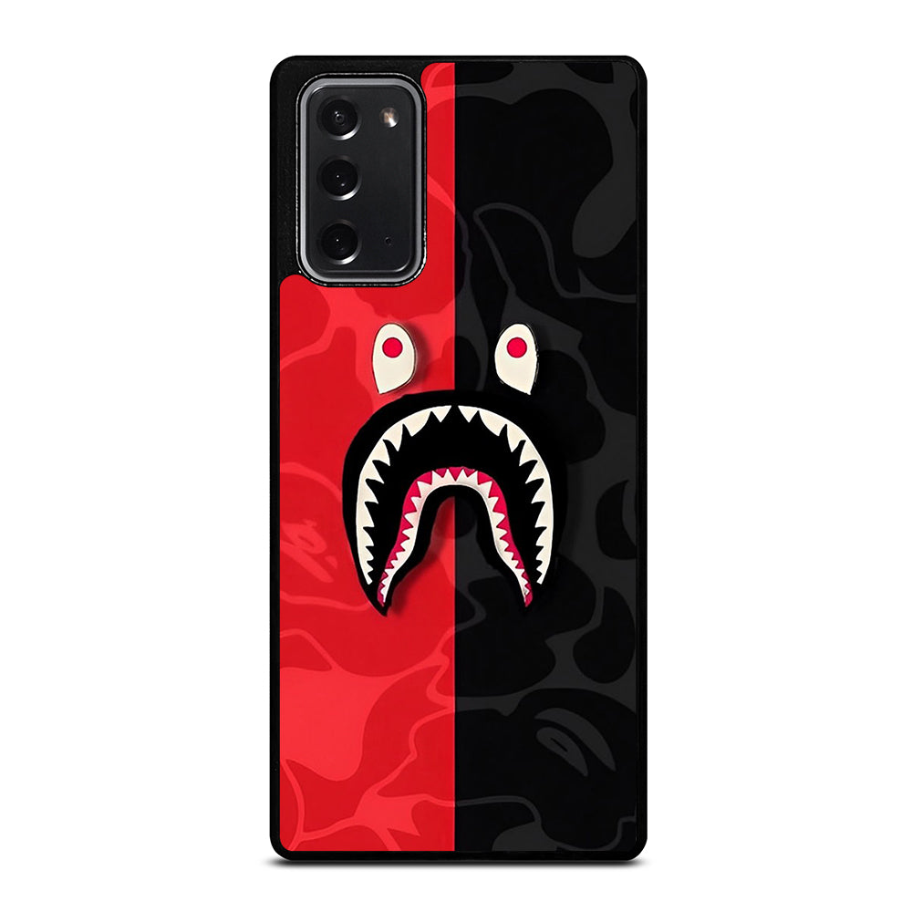 BAPE SHARK CAMO ART Samsung Galaxy Note 20 Case Cover