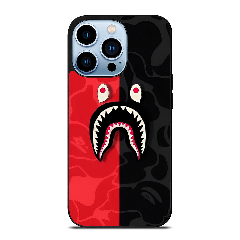 BAPE SHARK CAMO ART iPhone 13 Pro Max Case Cover