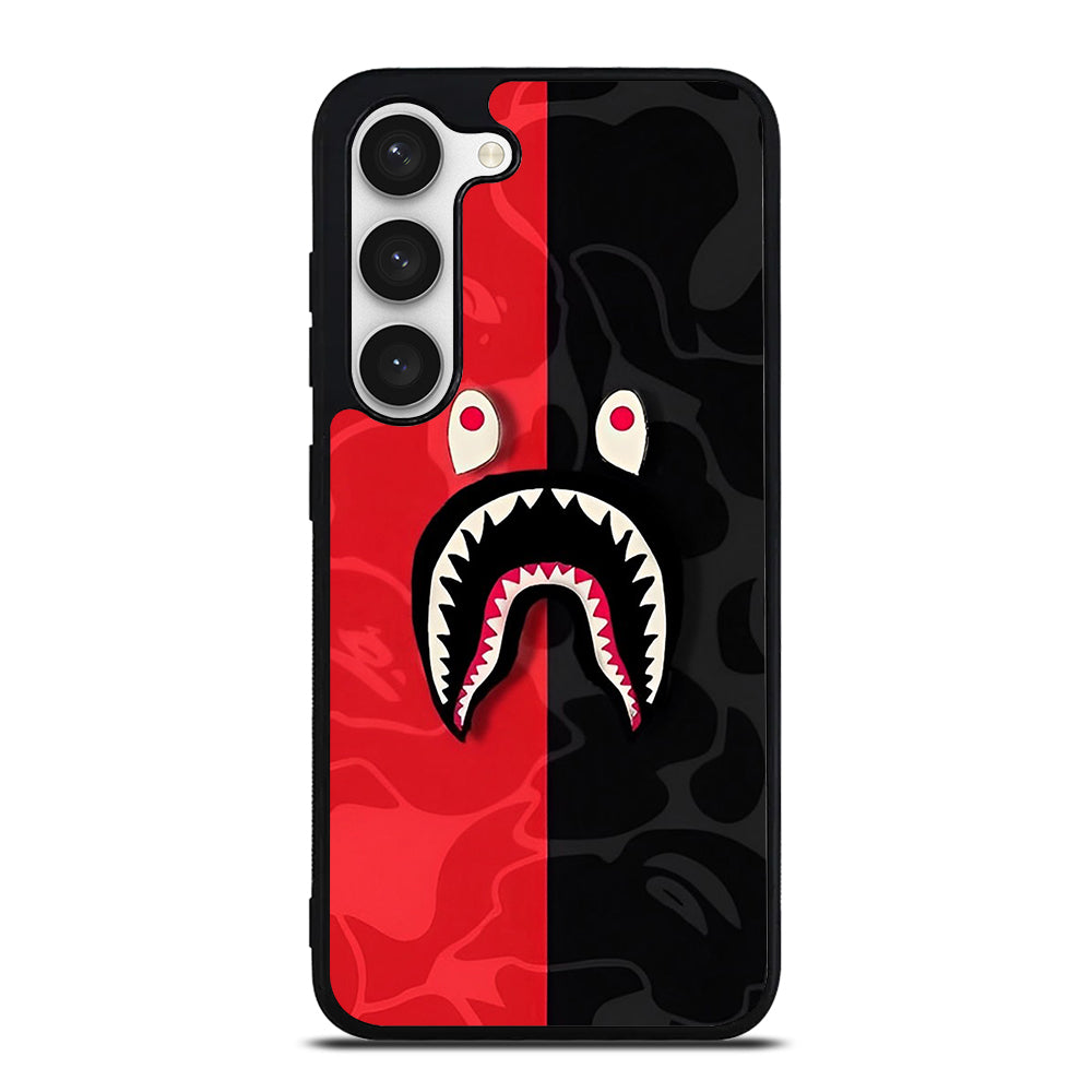 BAPE SHARK CAMO ART Samsung Galaxy S23 Case Cover