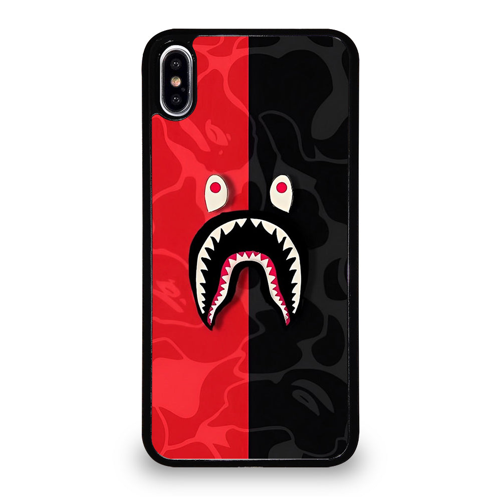 BAPE SHARK CAMO ART iPhone XS Max Case Cover