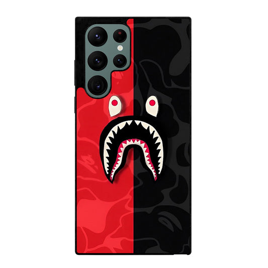 BAPE SHARK CAMO ART Samsung Galaxy S22 Ultra Case Cover