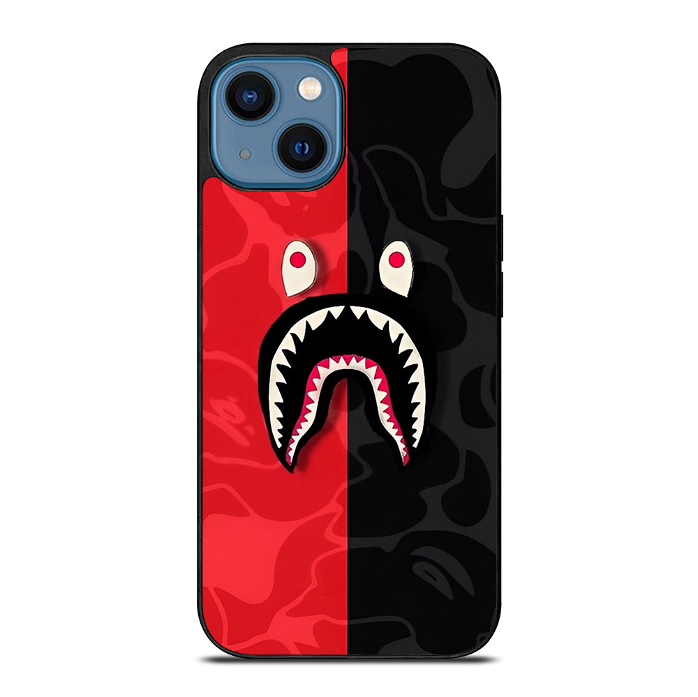 BAPE SHARK CAMO ART iPhone 14 Case Cover