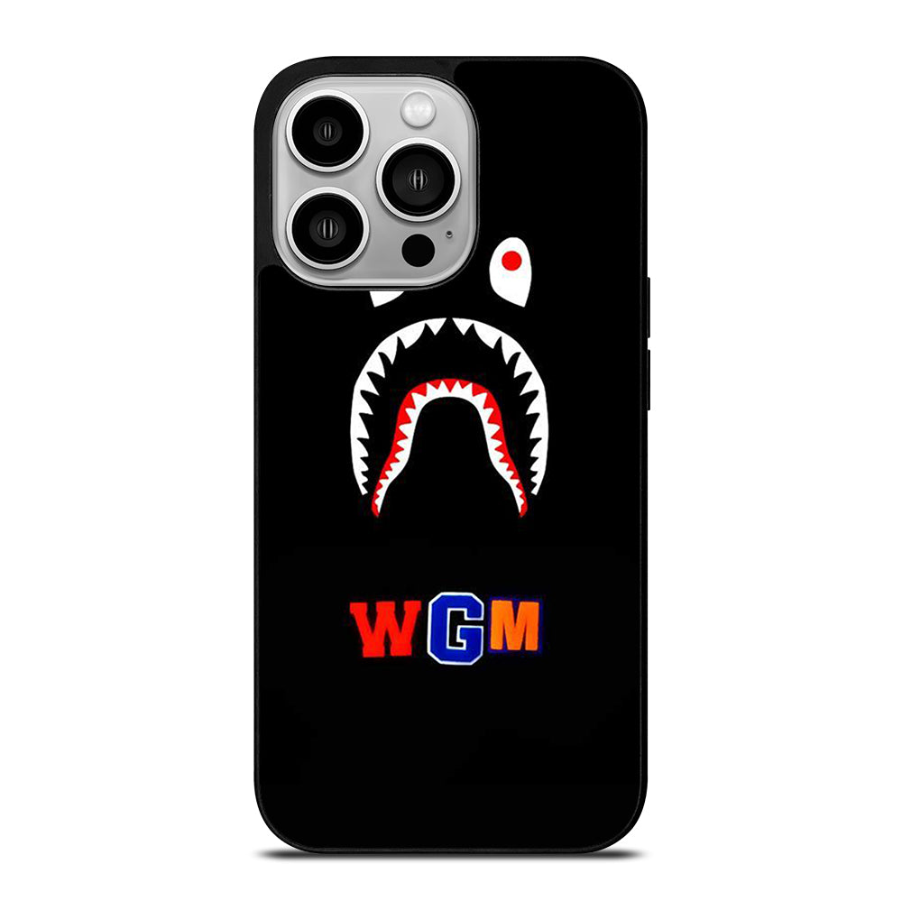 BAPE SHARK WGM iPhone 14 Pro Case Cover