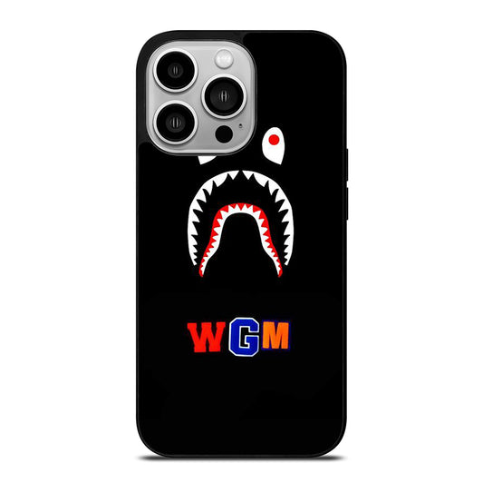 BAPE SHARK WGM iPhone 14 Pro Case Cover
