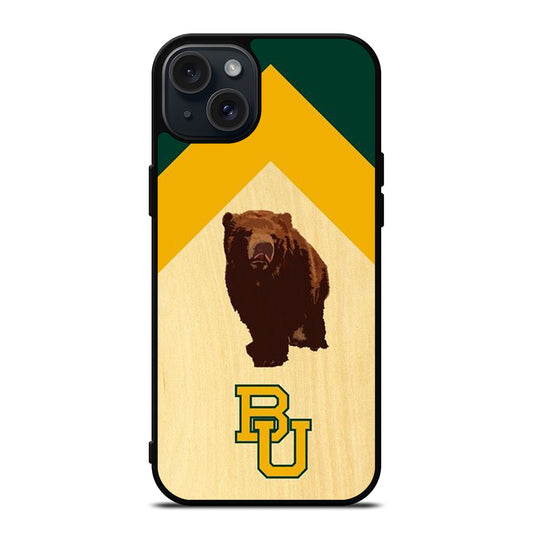 BAYLOR BEARS BU LOGO iPhone 15 Plus Case Cover