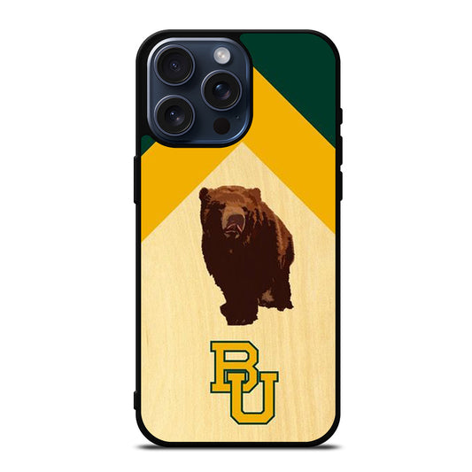 BAYLOR BEARS BU LOGO iPhone 15 Pro Max Case Cover