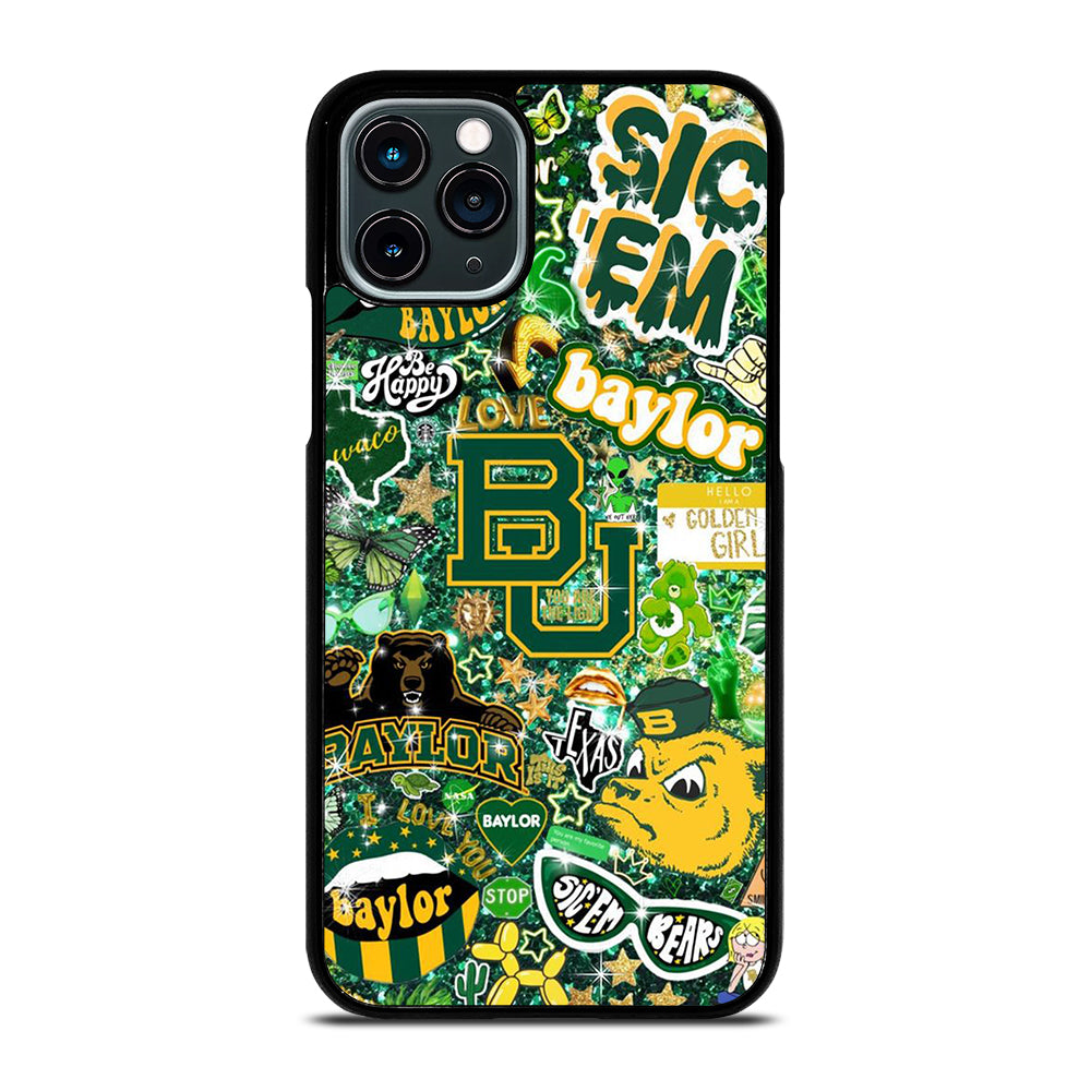 BAYLOR BEARS NFL PATTERN iPhone 11 Pro Case Cover