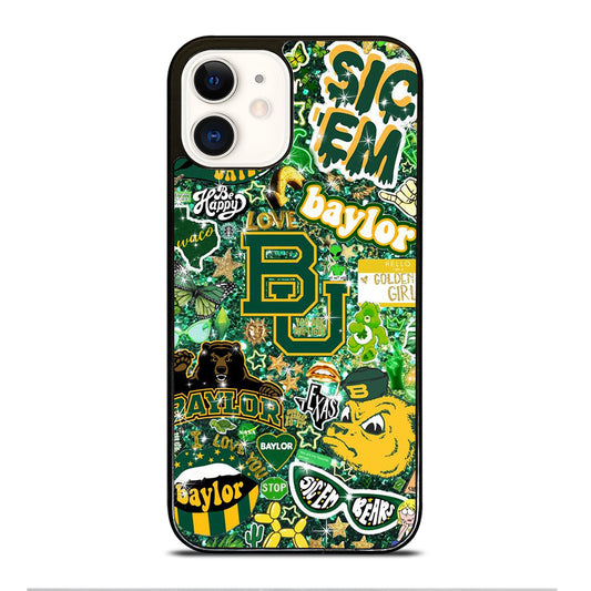 BAYLOR BEARS NFL PATTERN iPhone 12 Case Cover