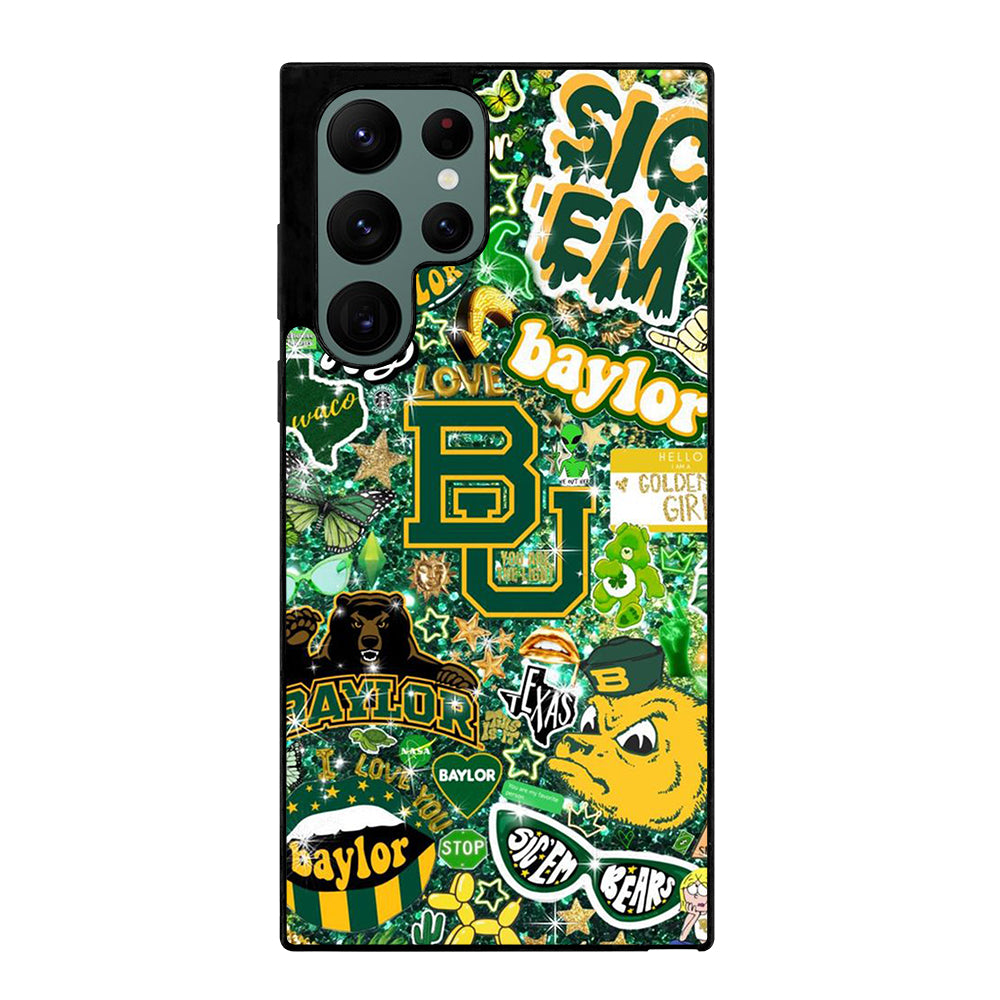 BAYLOR BEARS NFL PATTERN Samsung Galaxy S22 Ultra Case Cover