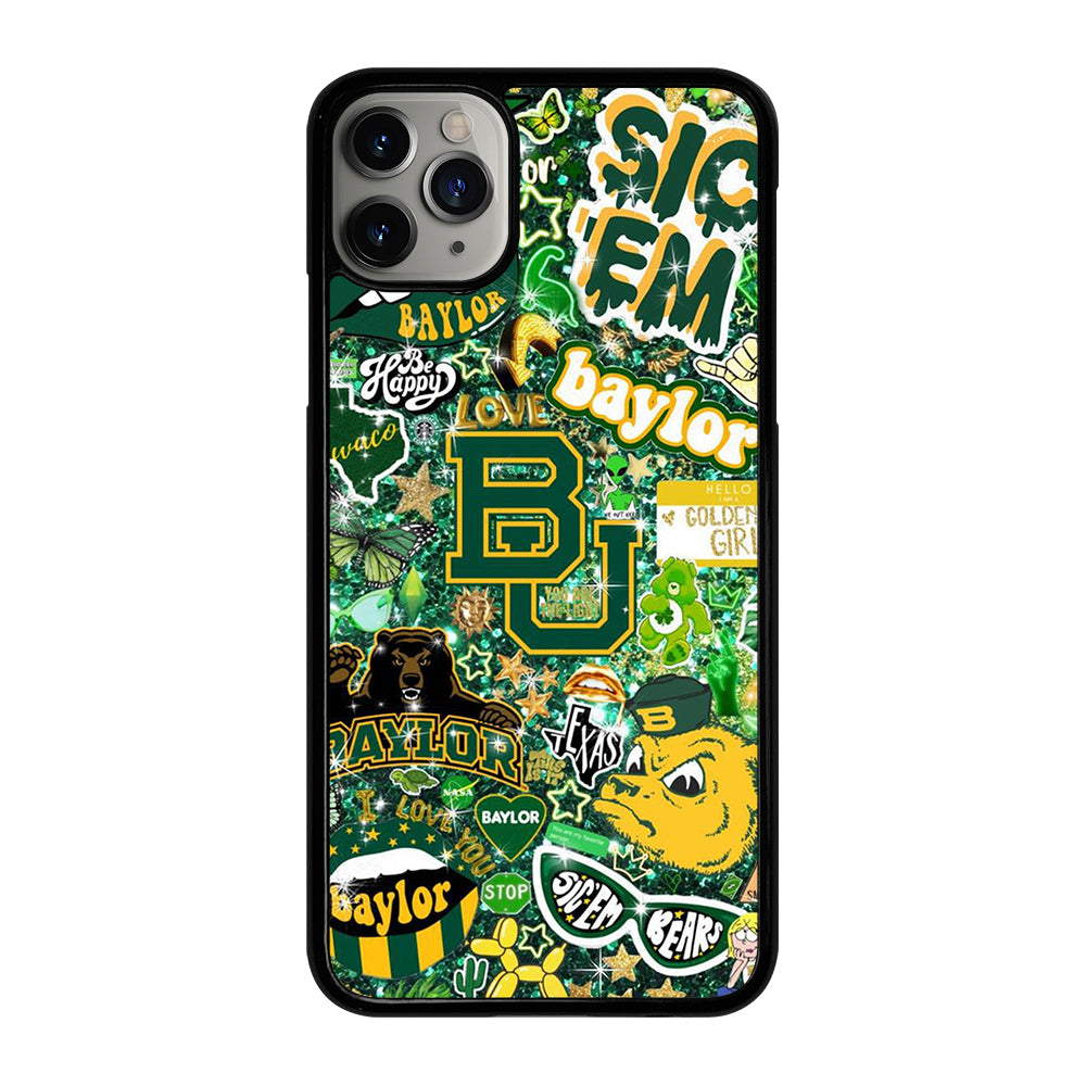 BAYLOR BEARS NFL PATTERN iPhone 11 Pro Max Case Cover