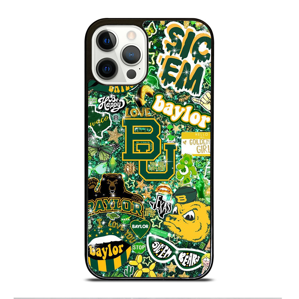 BAYLOR BEARS NFL PATTERN iPhone 12 Pro Case Cover