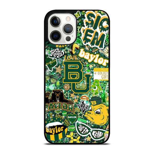 BAYLOR BEARS NFL PATTERN iPhone 12 Pro Max Case Cover