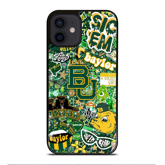 BAYLOR BEARS NFL PATTERN iPhone 12 Mini Case Cover