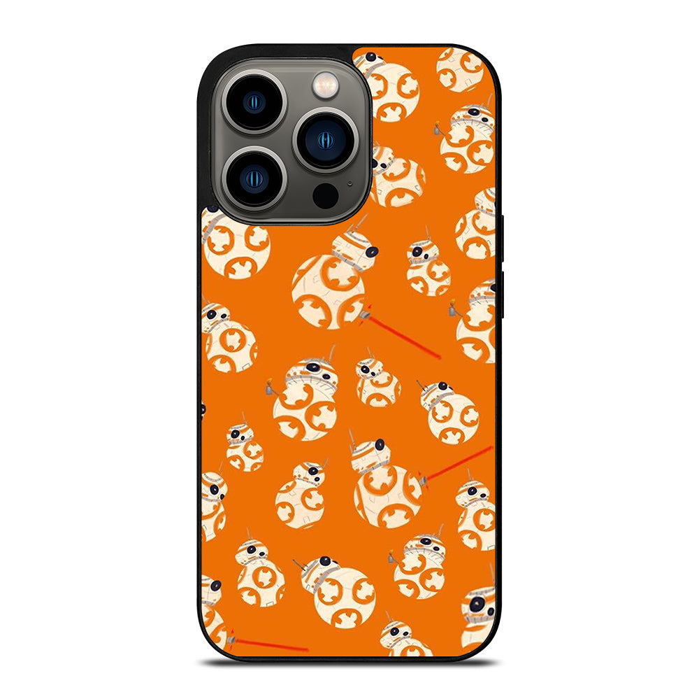 BB 8 DROID ROBOT STAR WARS PATTERN iPhone 13 Pro Case Cover