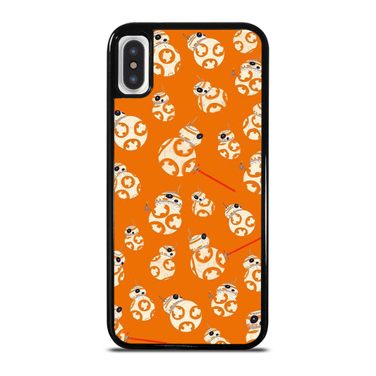 BB-8 DROID ROBOT STAR WARS PATTERN iPhone X / XS Case Cover