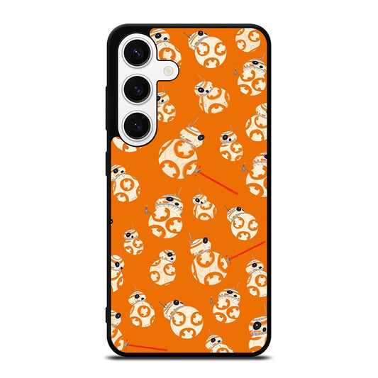 BB-8 DROID ROBOT STAR WARS PATTERN Samsung Galaxy S24 Case Cover
