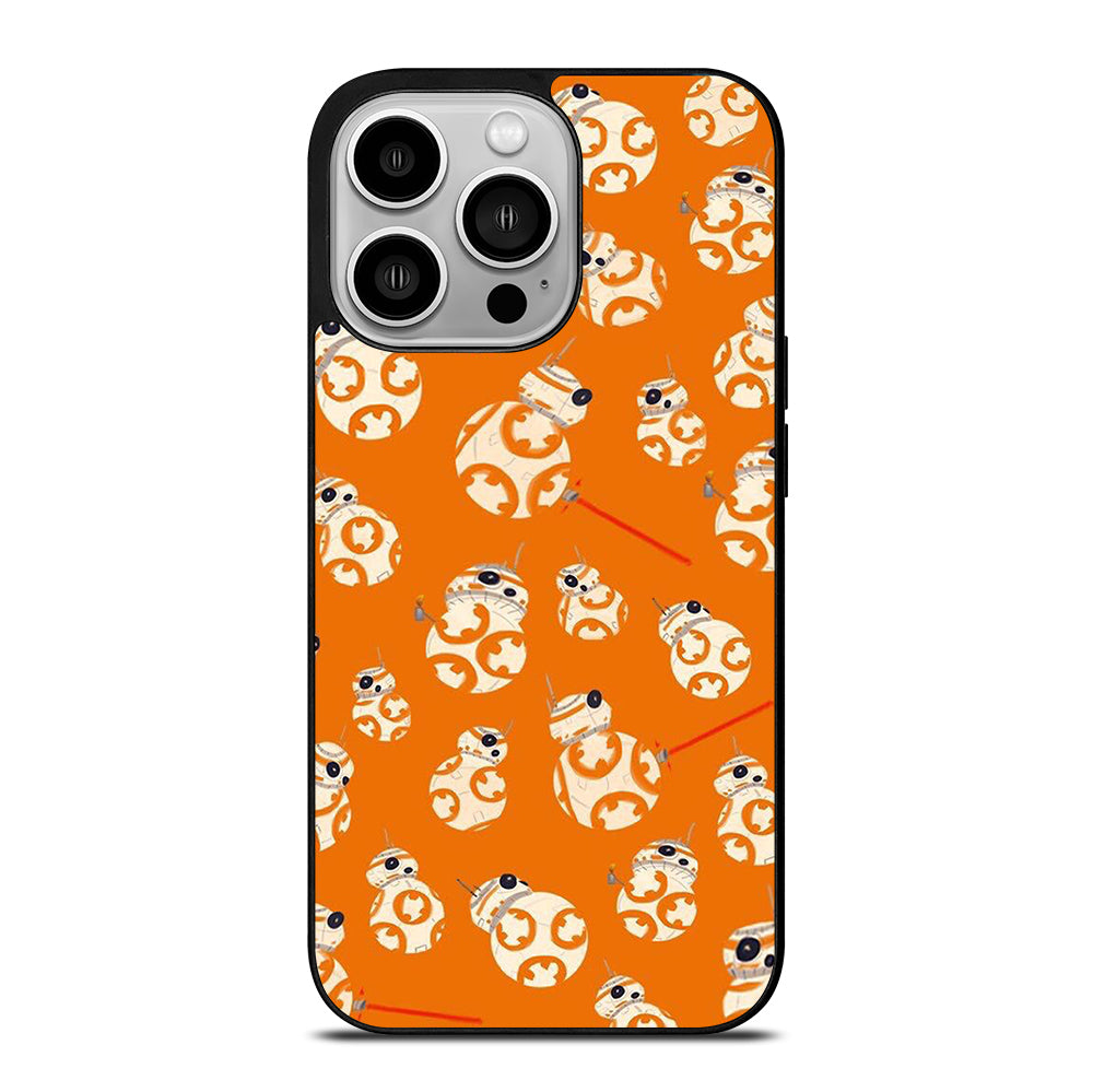 BB-8 DROID ROBOT STAR WARS PATTERN iPhone 14 Pro Case Cover