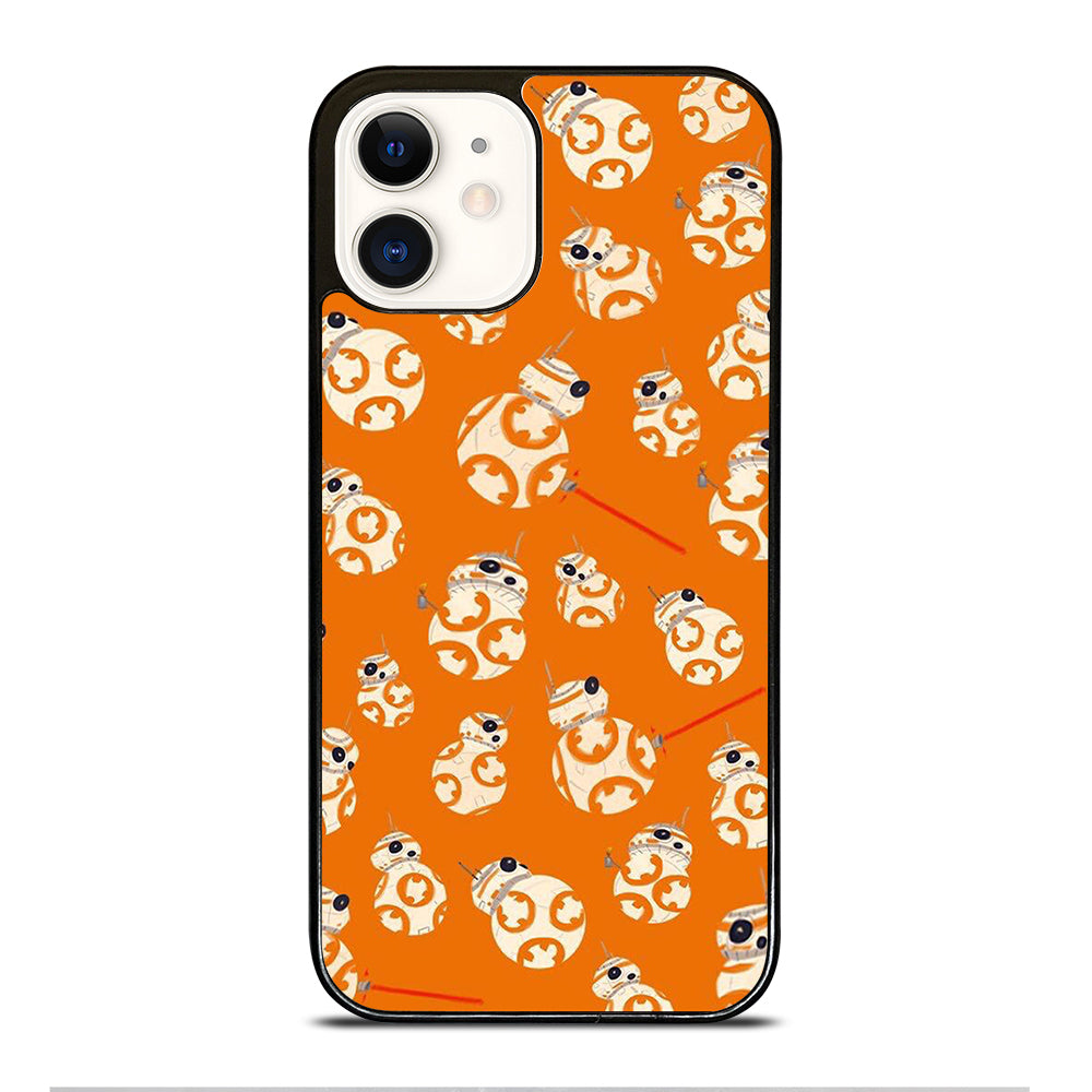 BB 8 DROID ROBOT STAR WARS PATTERN iPhone 12 Case Cover