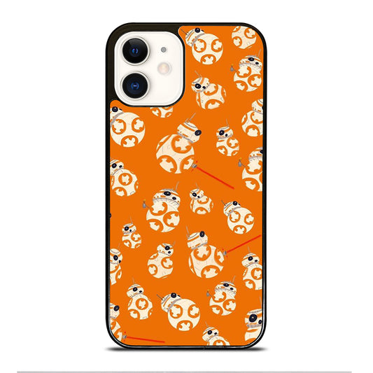 BB 8 DROID ROBOT STAR WARS PATTERN iPhone 12 Case Cover