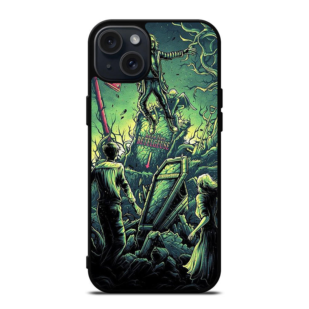BEETLEJUICE TIM BURTON CARTOON 2 iPhone 15 Plus Case Cover