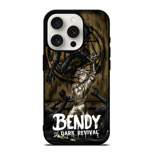 BENDY AND THE DARK REVIVAL ART iPhone 15 Pro Case Cover