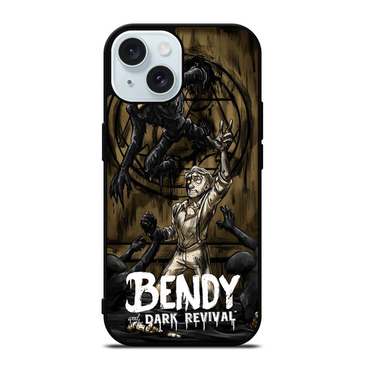 BENDY AND THE DARK REVIVAL ART iPhone 15 Case Cover