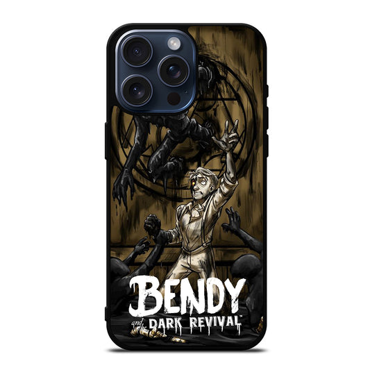 BENDY AND THE DARK REVIVAL ART iPhone 15 Pro Max Case Cover