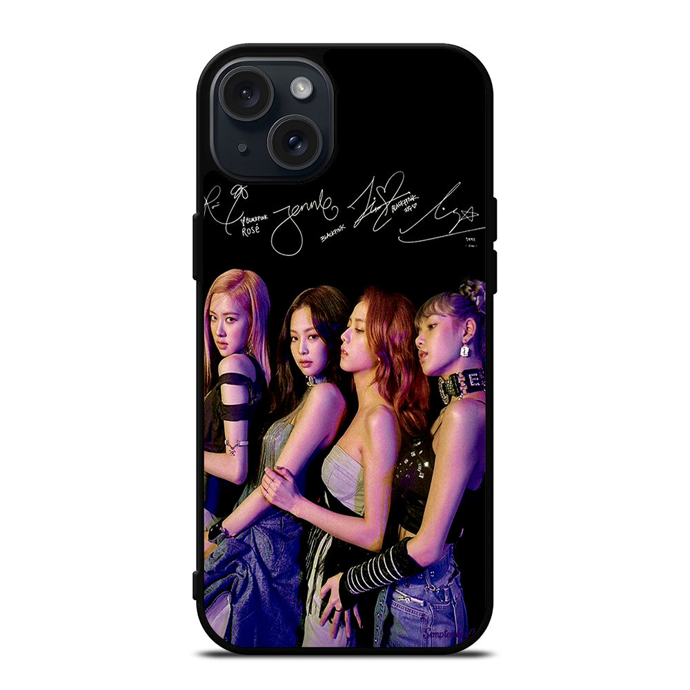 BLACKPINK KPOP SIGNATURE iPhone 15 Plus Case Cover