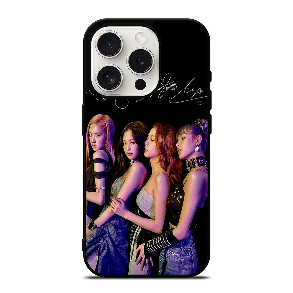 BLACKPINK KPOP SIGNATURE iPhone 15 Pro Case Cover