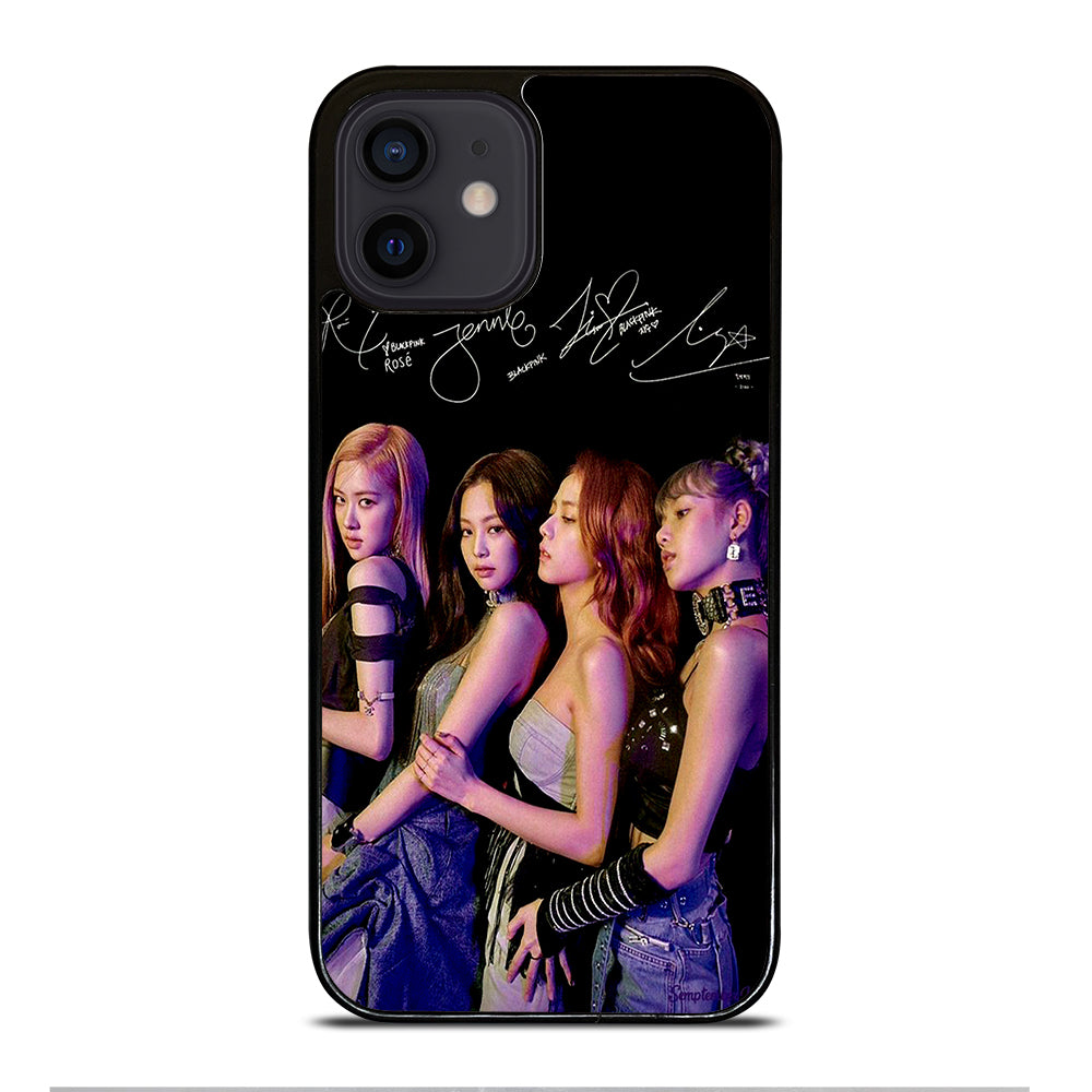 BLACKPINK KPOP SIGNATURE iPhone 12 Mini Case Cover