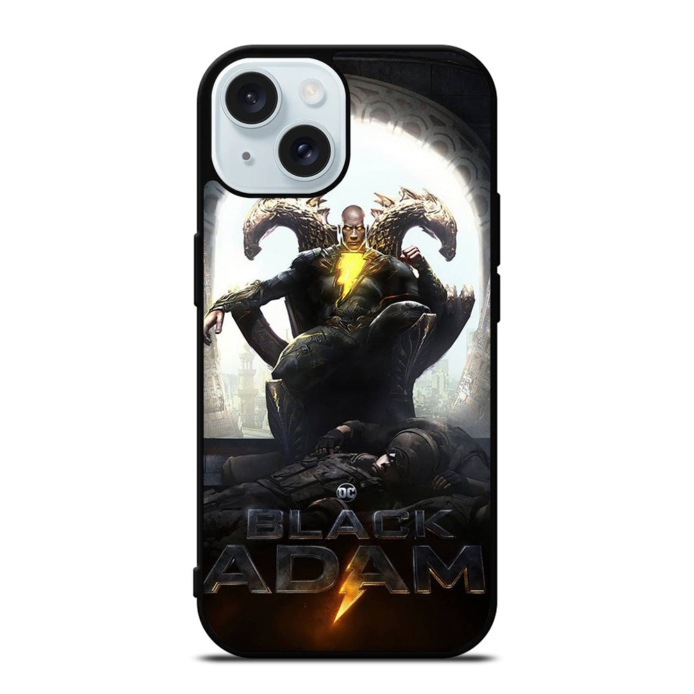 BLACK ADAM DC iPhone 15 Case Cover
