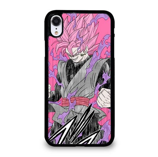 BLACK GOKU DRAGON BALL ART iPhone XR Case Cover