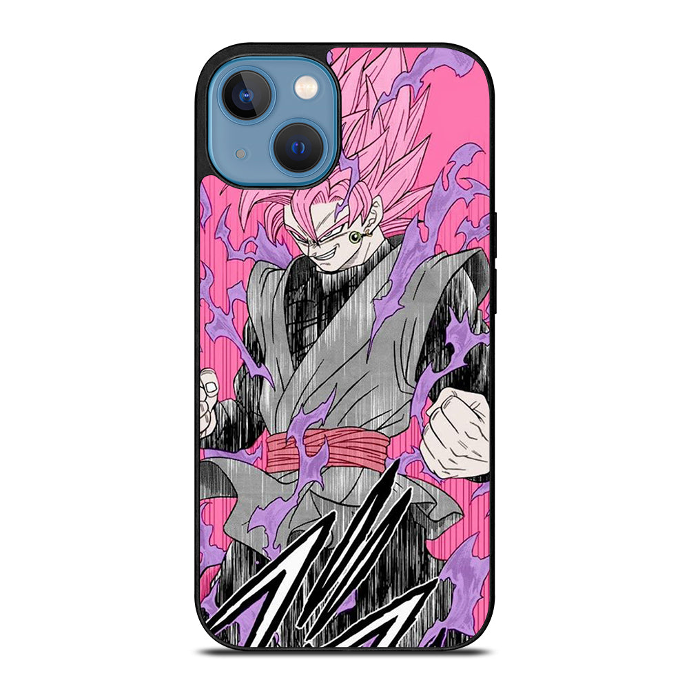 BLACK GOKU DRAGON BALL ART iPhone 13 Case Cover