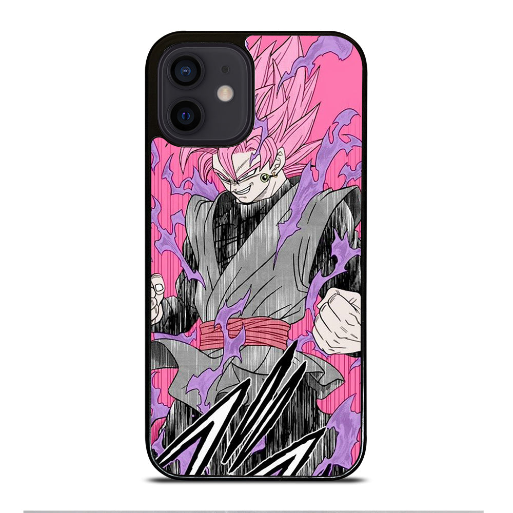 BLACK GOKU DRAGON BALL ART iPhone 12 Mini Case Cover