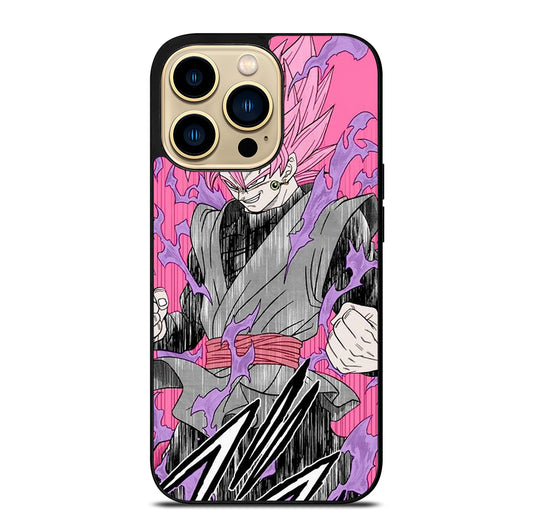 BLACK GOKU DRAGON BALL ART iPhone 14 Pro Max Case Cover