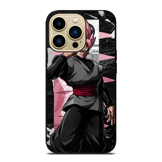 BLACK GOKU DRAGON BALL SSJ ROSE iPhone 14 Pro Max Case Cover