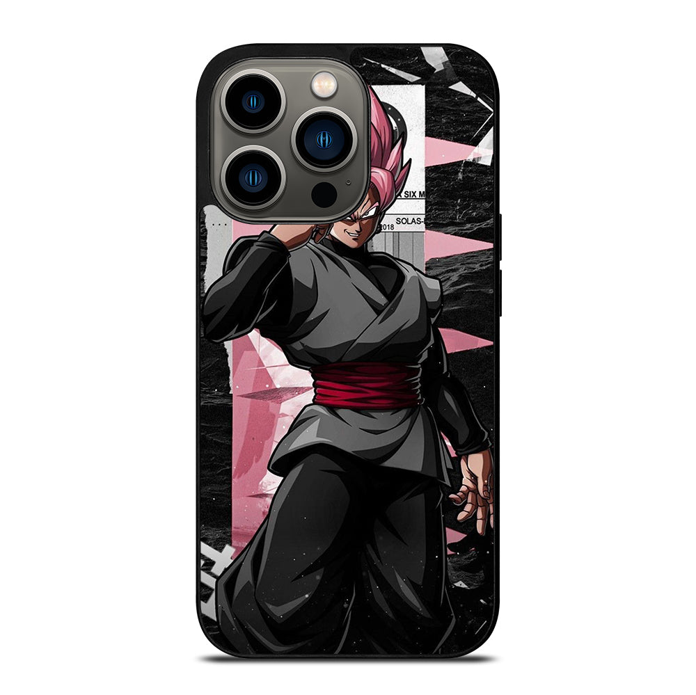 BLACK GOKU DRAGON BALL SSJ ROSE iPhone 13 Pro Case Cover
