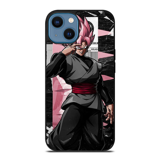 BLACK GOKU DRAGON BALL SSJ ROSE iPhone 14 Case Cover