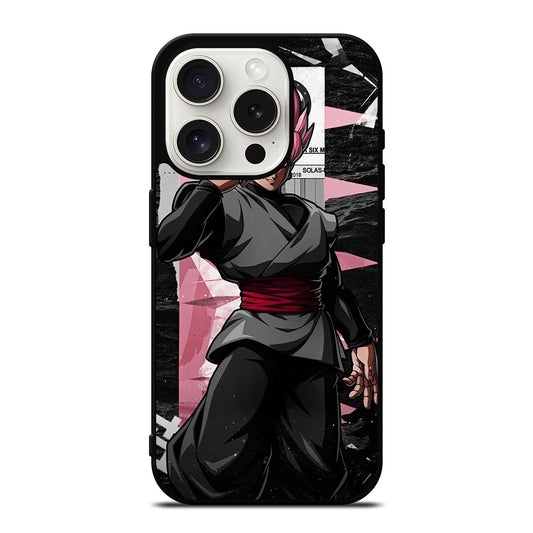 BLACK GOKU DRAGON BALL SSJ ROSE iPhone 15 Pro Case Cover