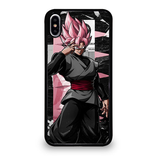 BLACK GOKU DRAGON BALL SSJ ROSE iPhone XS Max Case Cover